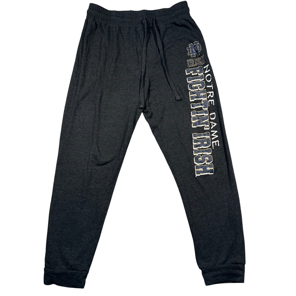 Concepts Sport Notre Dame Fighting Irish Mens Medium Grey Jogger Lounge Pants